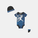 Детские боди Jordan Baby Hat Bodysuit and Booties Set NJ0494-BAJ