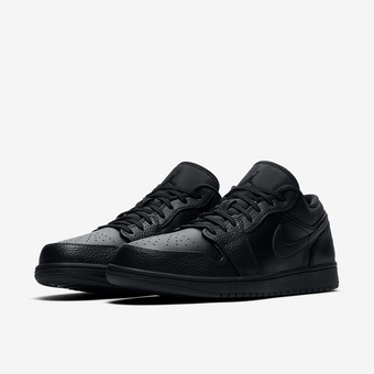 Кроссовки Air Jordan 1 Low Black Shoes 553558-091