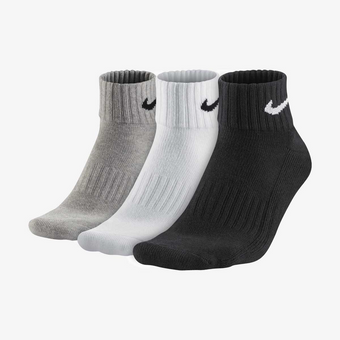 Носки Nike Value Cotton Quarter 3-pack SX4926-901
