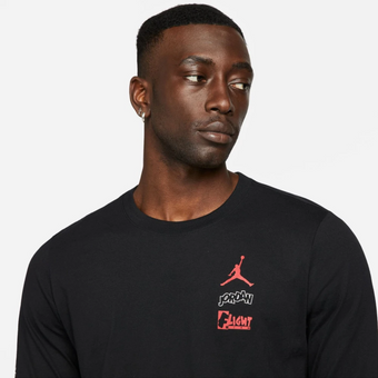 Лонгслив Jordan Flight Team Long-Sleeve T-Shirt ‘Black/Red’ DH8944-010